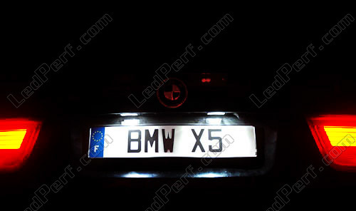 Pack Leds plaque d'immatriculation pour BMW X5 E70
