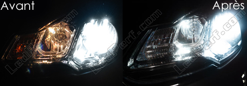 W5W blanc Xénon Citroen DS3 Ampoules Feux de position LED 