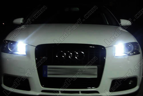 Veilleuses Leds blanc xenon W5W T10 - Audi A3 8P