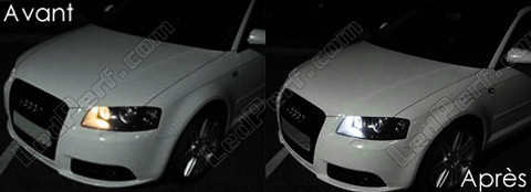 Led Veilleuses Immatriculation Audi A3 8p
