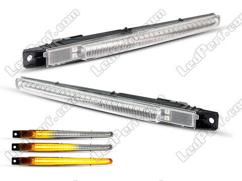 Clignotants latéraux séquentiels à LED pour BMW Serie 5 (F10 F11) - Version claire