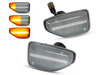 Clignotants latéraux séquentiels à LED pour Dacia Sandero 2 - Version claire