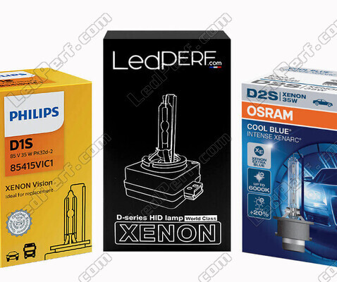 Ampoule Xénon d'origine pour DS Automobiles DS4, marques Osram, Philips et LedPerf disponibles en : 4300K, 5000K, 6000K et 7000K