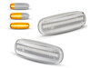 Clignotants latéraux séquentiels à LED pour Fiat Doblo II - Version claire