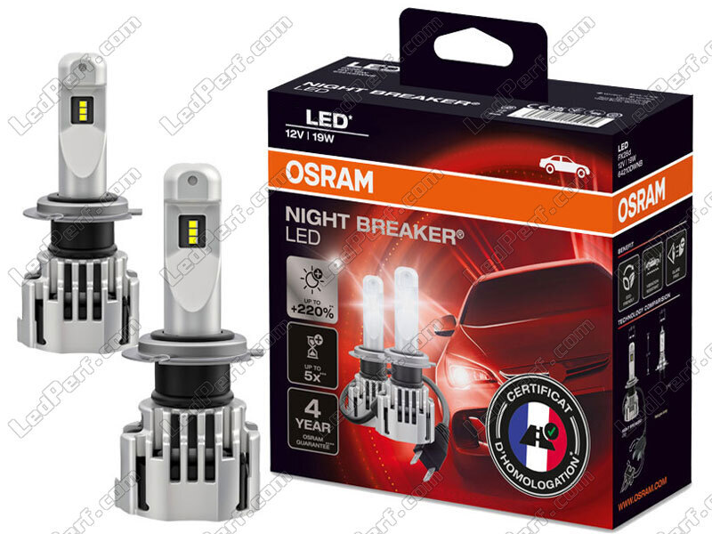 Ampoules LED Osram Homologuées pour Ford Fiesta MK7