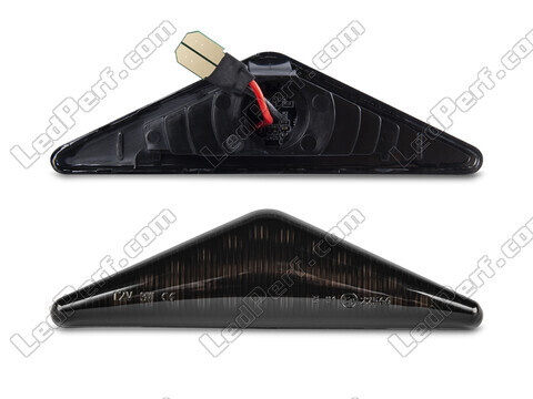 Connecteur des répétiteurs latéraux dynamiques noirs fumés à LED pour Ford Mondeo MK3