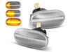 Clignotants latéraux séquentiels à LED pour Honda Civic 8G - Version claire