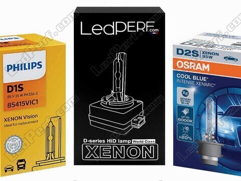 Ampoule Xénon d'origine pour Jeep Renegade, marques Osram, Philips et LedPerf disponibles en : 4300K, 5000K, 6000K et 7000K