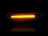 Eclairage maximal des répétiteurs latéraux dynamiques à LED pour Mazda 5 phase 2