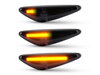 Eclairages des répétiteurs latéraux dynamiques noirs à LED pour Mazda 5 phase 2