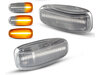 Clignotants latéraux séquentiels à LED pour Mercedes Classe C (W202) - Version claire