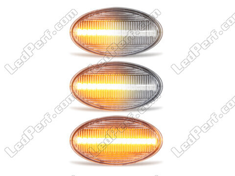 Eclairage des clignotants latéraux séquentiels transparents à LED pour Mini Cooper II (R50 / R53)