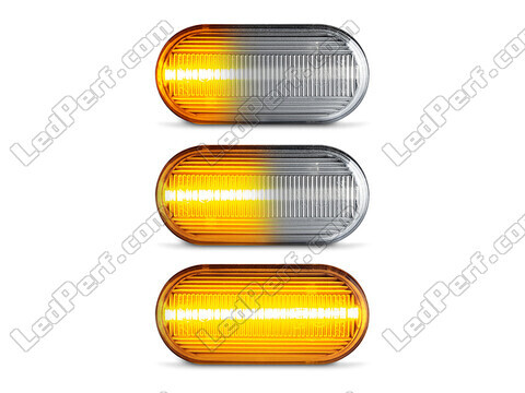 Eclairage des clignotants latéraux séquentiels transparents à LED pour Nissan 350Z
