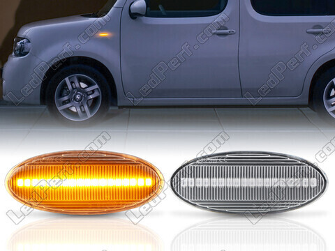 Répétiteurs latéraux dynamiques à LED v2 pour Nissan Note (2009 - 2013)