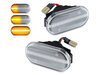 Clignotants latéraux séquentiels à LED pour Nissan Qashqai I (2007 - 2010) - Version claire