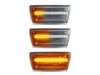 Eclairage des clignotants latéraux séquentiels transparents à LED pour Opel Astra H