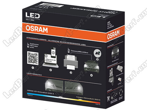 Kit Ampoules LED Osram Homologuées pour Opel Movano III - Night Breaker +220%