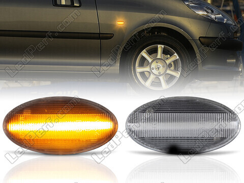Répétiteurs latéraux dynamiques à LED pour Peugeot 206