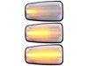 Eclairage des clignotants latéraux séquentiels transparents à LED pour Peugeot Expert III