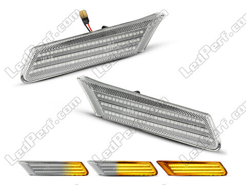 Clignotants latéraux séquentiels à LED pour Porsche Boxster (987) - Version claire