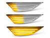 Eclairage des clignotants latéraux séquentiels transparents à LED pour Porsche Cayman (981)