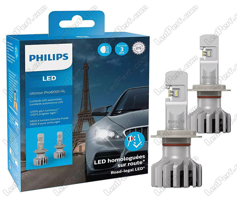 Kit LED Philips Homologué pour Renault Clio 4 - Ultinon PRO6001