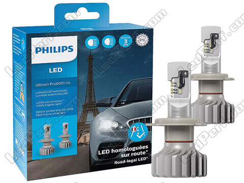 Kit Ampoules LED Philips pour Renault Twingo 2 - Ultinon PRO6001 Homologuées