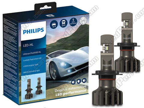 Kit Ampoules LED Philips pour Smart Fortwo II - Ultinon Pro9100 +350%