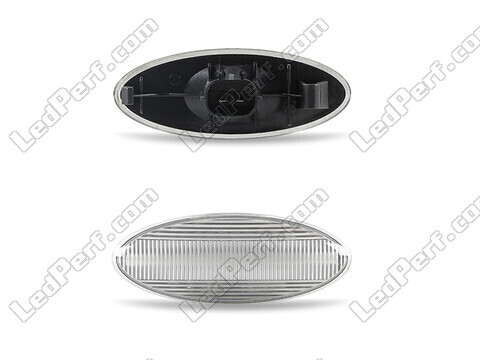 Connecteurs des clignotants latéraux séquentiels à LED pour Toyota Auris MK1 - version transparente