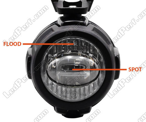 Optique lenticulaire au centre et strié aux extrémités pour Can-Am Outlander Max 500 G1 (2010 - 2012)