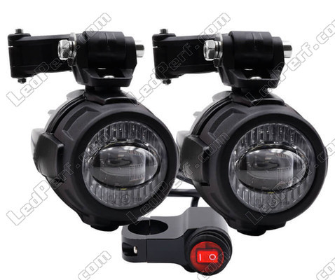 Feux LED faisceau lumineux double fonction "combo" antibrouillard et longue portée pour Ducati Hypermotard 796
