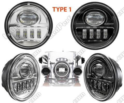 Optiques LED pour phares additionnels de Harley-Davidson Electra Glide Standard 1584