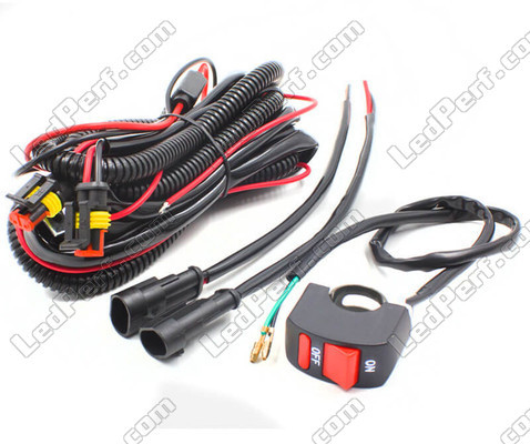 Cable D'alimentation Pour Phares Additionnels LED Honda Silverwing 400 (2006 - 2008)