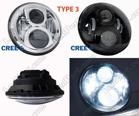 Phare LED Moto Type 3 Indian Motorcycle Chieftain classic / springfield / deluxe / elite / limited  1811 (2014 - 2019)