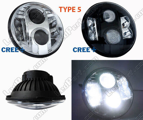 Phare LED Moto Type 5 Indian Motorcycle Chieftain classic / springfield / deluxe / elite / limited  1811 (2014 - 2019)