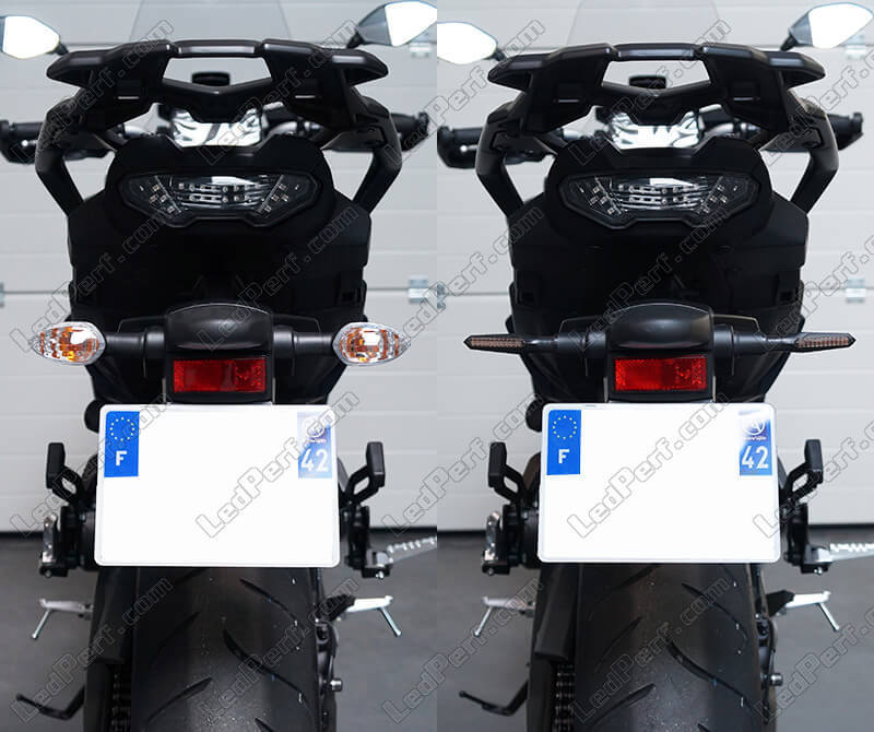 2x Clignotant moto LED sequentiel compatible avec Kawasaki Z 650