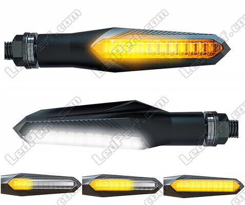 Clignotants dynamiques LED 2 en 1 avec feux de jour intégrés pour Kawasaki Z900 RS Café