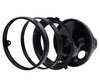 Phare rond noir pour optique full LED de Moto-Guzzi California 1400 Touring, assemblage des pièces