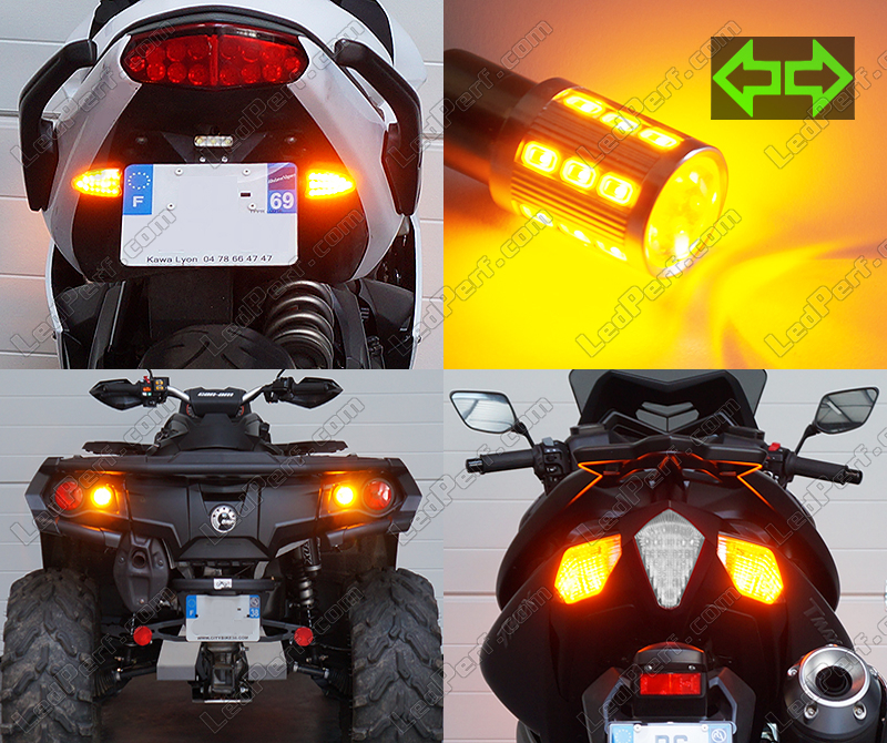 Moto Guzzi Clignotant rond, chromé + ampoule - California 2 California 2