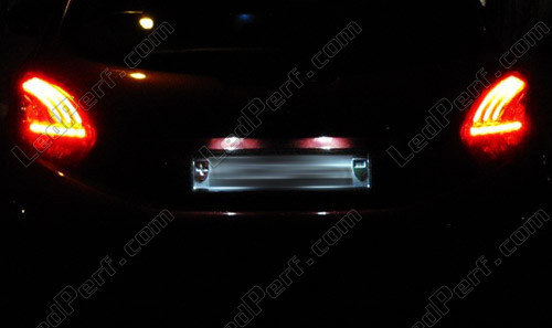Eclairage led plaque immatriculation Peugeot