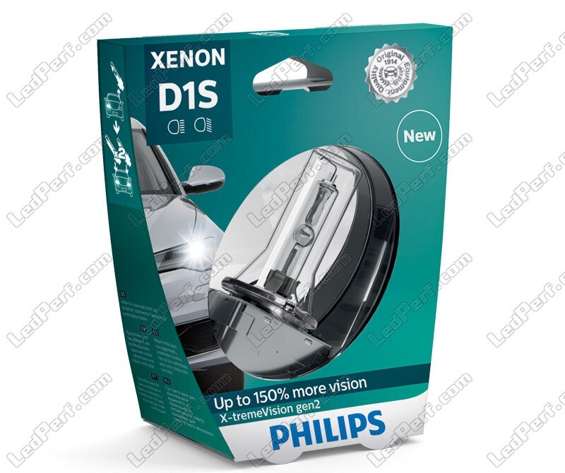 2 AMPOULE XENON PHILIPS D1S XENSTART 35W 85415 - MONTE D'ORIGINE - 4300K -  ADTUNING FRANCE