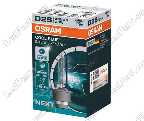 Ampoule Xénon D2S Osram Xenarc Cool Blue Intense NEXT GEN 6200K dans son emballage - 66240CBN