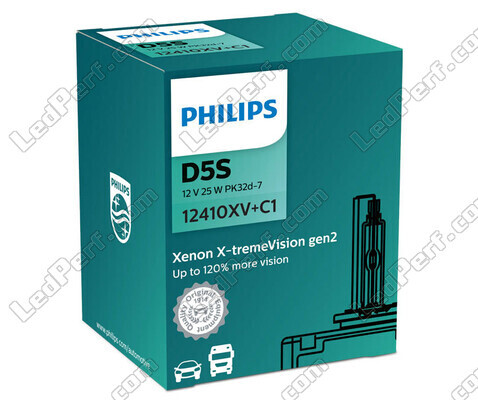 Ampoule Xenon D5S Philips X-tremeVision Gen2 +120% -  12410XV2C1