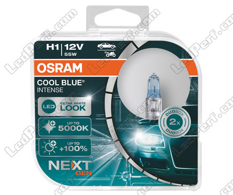 Paire d'Ampoules Osram H1 Cool blue Intense Next Gen LED Effect 5000K