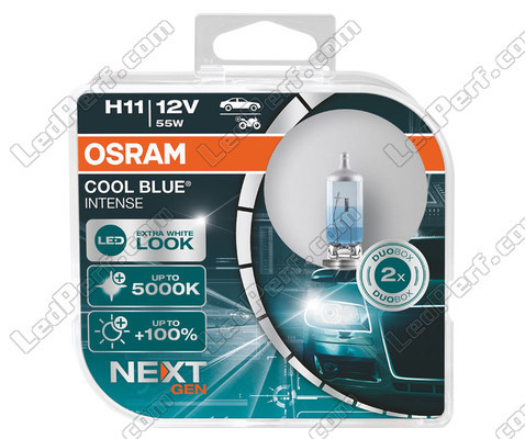 Paire d'Ampoules Osram H11 Cool blue Intense Next Gen LED Effect 5000K
