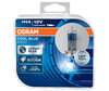 Ampoules H4 Osram Cool Blue Boost 5000K  effet xénon ref: 62193CBB-HCB dans packaging de 2 ampoules