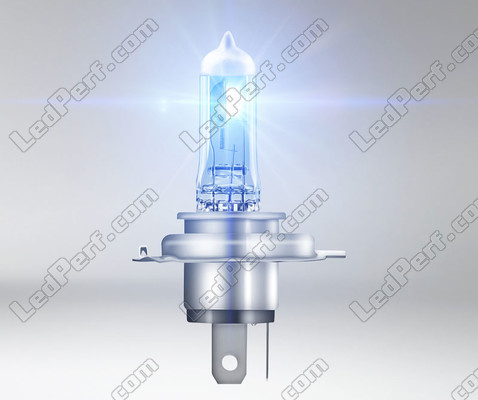 Ampoule halogène H4 Osram Cool Blue Intense NEXT GEN produisant un éclairage Effet LED