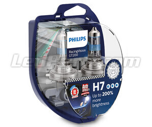 Pack de 2 Ampoules H7 Philips RacingVision GT200 55W +200% - 12972RGTS2