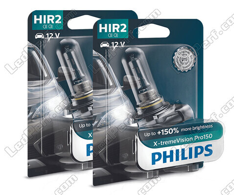 Pack de 2 ampoules HIR2 Philips X-tremeVision PRO150 55W  - 9012XVPB1