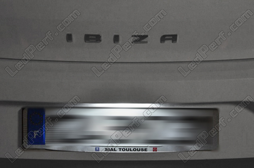 Seat Ibiza 6L : Éclairage LED plaque d'immatriculation – Donicars